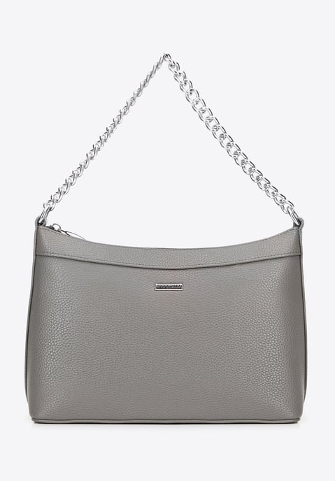 Bolso bandolera para mujer Wittchen de ecopiel gris y plata ecopiel gris y plata - Image 3