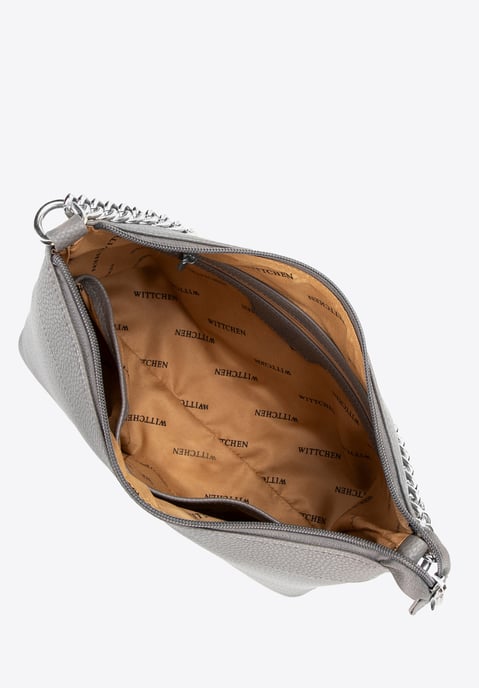 Bolso bandolera para mujer Wittchen de ecopiel gris y plata ecopiel gris y plata - Image 5