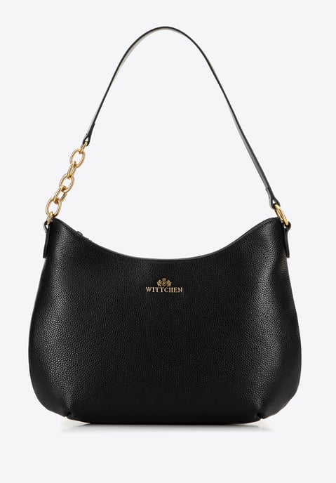 Bolso de hombro de piel para mujer Wittchen con cadena - Image 2