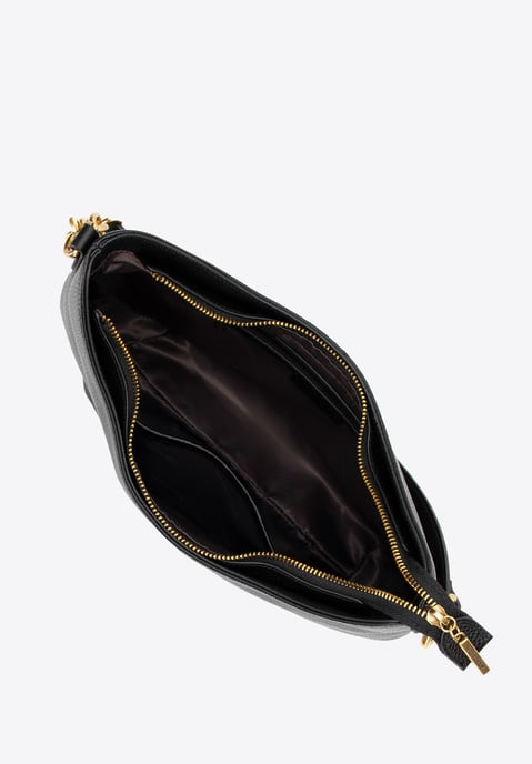 Bolso de hombro de piel para mujer Wittchen con cadena - Image 4