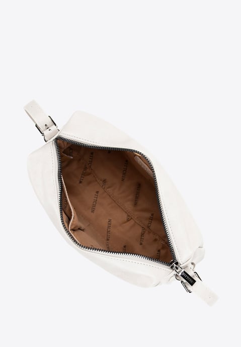 Bolso de hombro para mujer Wittchen de piel ecológica, color blanco - Image 4