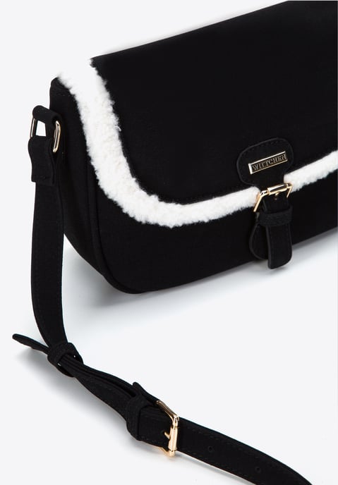Bolso bandolera Wittchen para mujer con piel sintética negra - Image 3