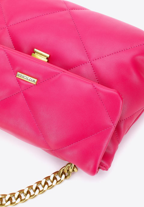 Bolso bandolera para mujer Wittchen de ecopiel suave, acolchado, con cadena - Image 3