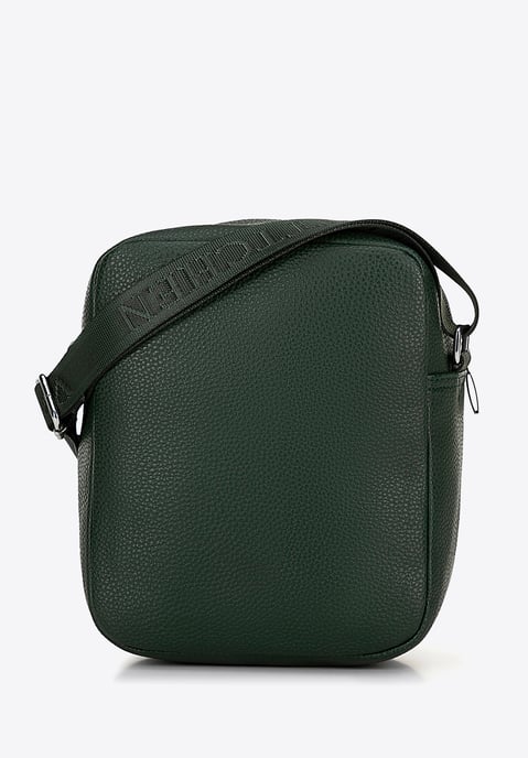 Bolso bandolera pequeño Wittchen para hombre en piel ecológica verde - Image 3