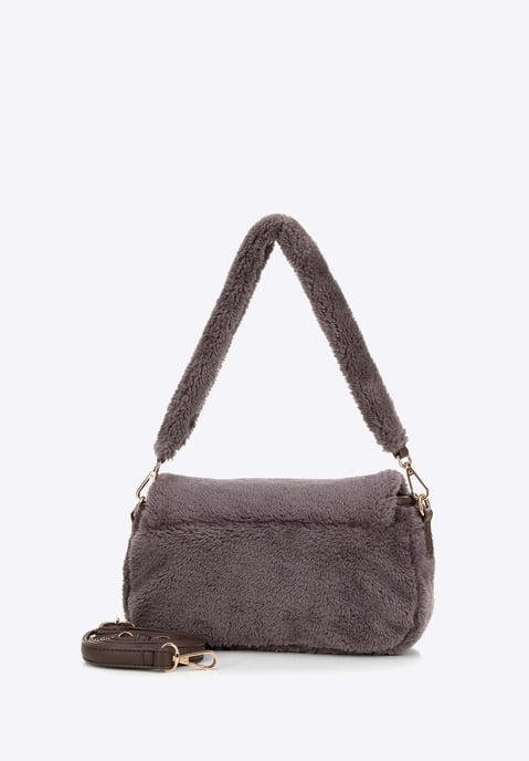 Bolso bandolera Wittchen para mujer con piel color topo - Image 1
