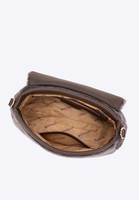Bolso bandolera Wittchen para mujer con piel color topo - Image 2