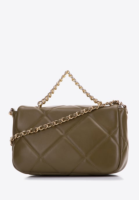 Bolso de mano para mujer Wittchen acolchado con cuadrados en cadena - Image 1