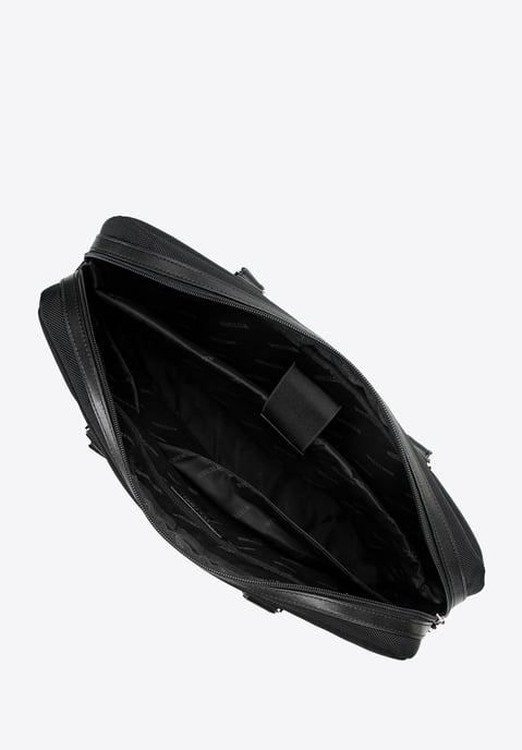 Bolso para portátil Wittchen de 17" para hombre, de poliéster negro - Image 3