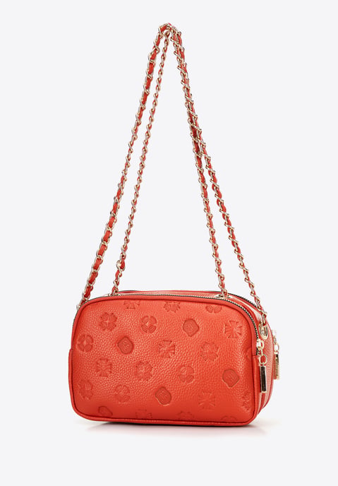 Bolso bandolera de piel para mujer Wittchen con cadena - Image 3
