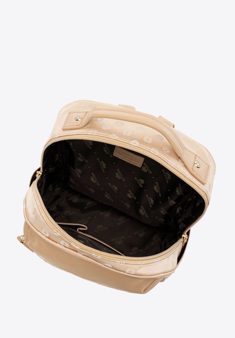 Mochila urbana para mujer Wittchen en versión elegante, color crema - Image 2