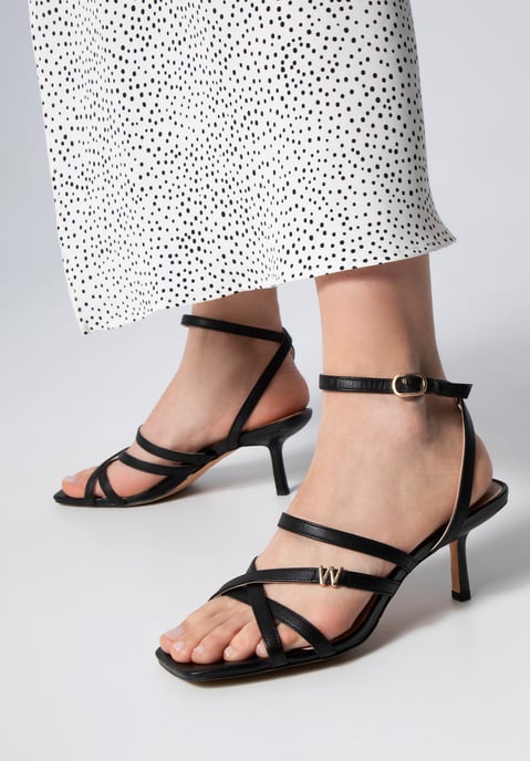 Sandalias de piel para mujer Wittchen con tiras y tacón alto - Image 3