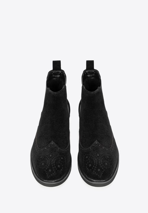 Botas Chelsea Wittchen para hombre en ante negro - Image 2