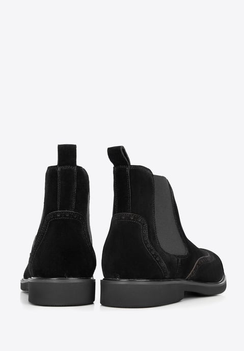 Botas Chelsea Wittchen para hombre en ante negro - Image 3
