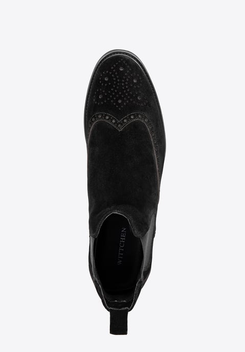 Botas Chelsea Wittchen para hombre en ante negro - Image 4