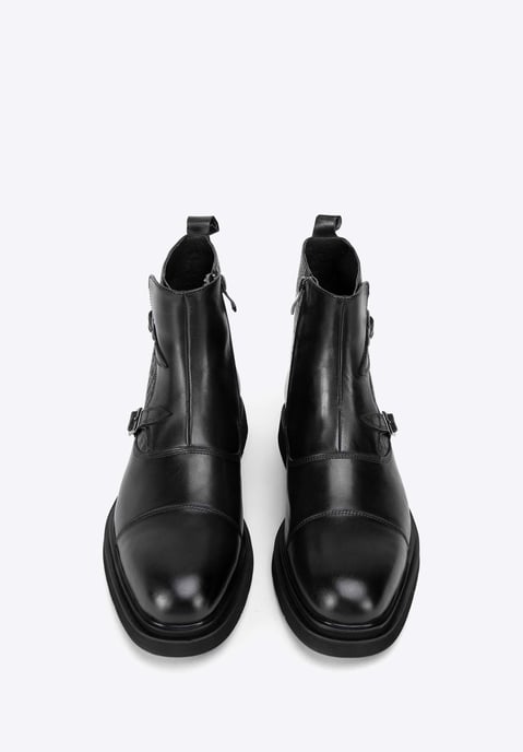 Botas Chelsea de piel Wittchen para hombre con detalles de cocodrilo - Image 2