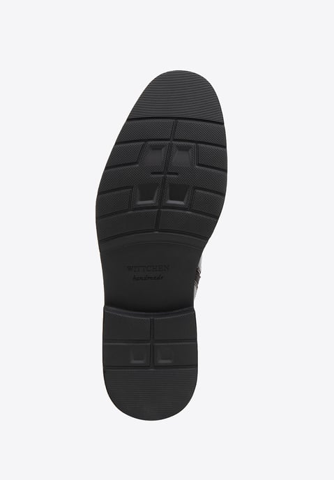 Botas Chelsea de piel Wittchen para hombre con detalles de cocodrilo - Image 4