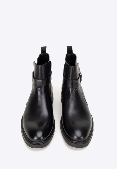 Botas Chelsea de piel con hebilla para hombre de Wittchen - Image 2
