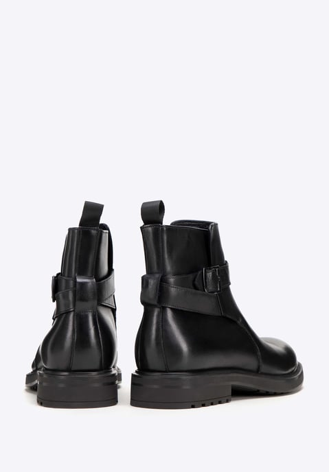 Botas Chelsea de piel con hebilla para hombre de Wittchen - Image 3