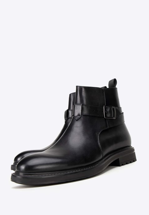 Botas Chelsea de piel con hebilla para hombre de Wittchen - Image 5