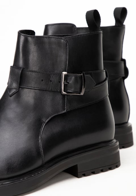 Botas Chelsea de piel con hebilla para hombre de Wittchen - Image 6