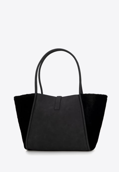 Bolso shopper para mujer Wittchen de piel ecológica y pelo sintético - Image 2