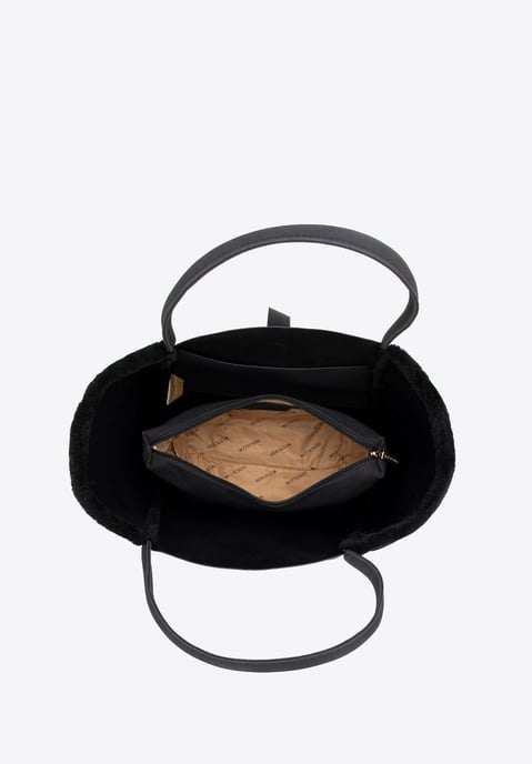 Bolso shopper para mujer Wittchen de piel ecológica y pelo sintético - Image 4