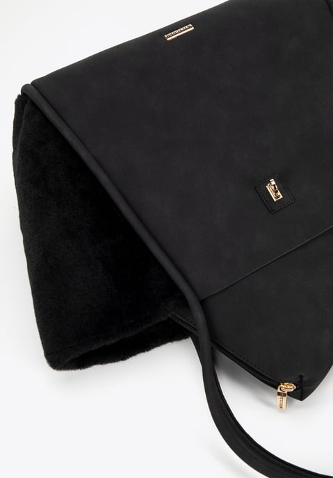 Bolso shopper para mujer Wittchen de piel ecológica y pelo sintético - Image 5