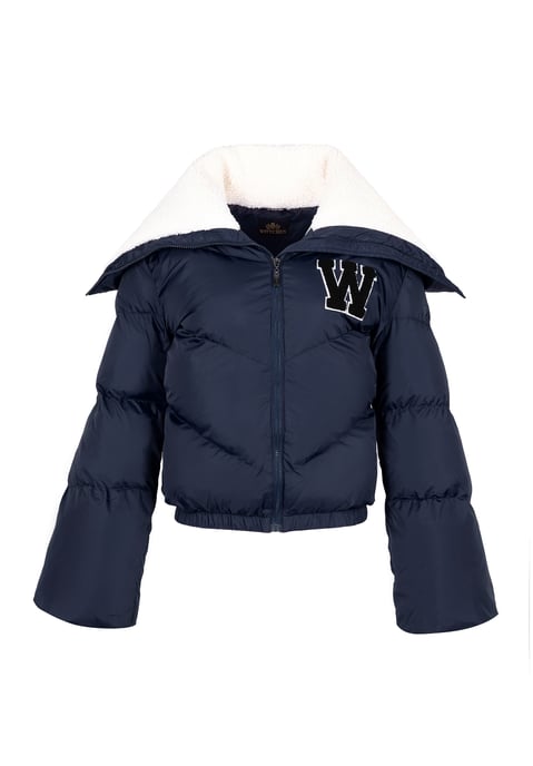 Chaqueta extragrande Wittchen para mujer con cuello de piel de oveja sintética - Image 5