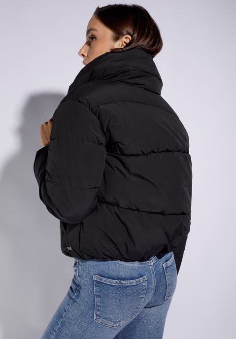 Chaqueta acolchada extragrande Wittchen para mujer, poliéster negro - Image 3