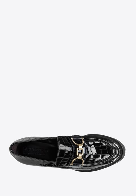 Zapatos de salón Wittchen de charol con hebilla de cocodrilo para mujer - Image 4
