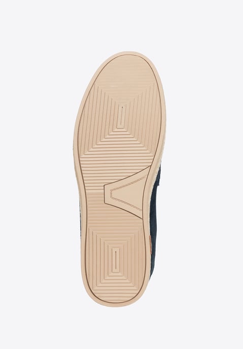 Mocasines Wittchen de ante para hombre con borla, azul marino - Image 6
