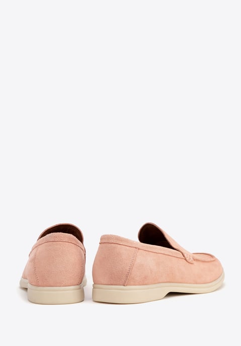 Mocasines Wittchen para hombre de piel de ante auténtica, color rosa - Image 5