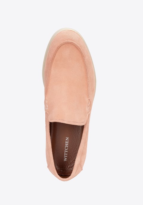 Mocasines Wittchen para hombre de piel de ante auténtica, color rosa - Image 6