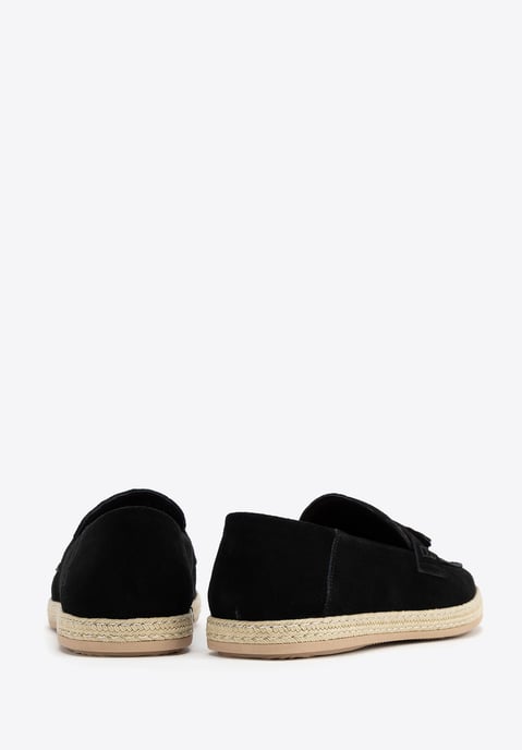 Mocasines de ante negro con borlas para hombre de Wittchen - Image 5