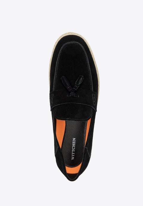 Mocasines de ante negro con borlas para hombre de Wittchen - Image 6