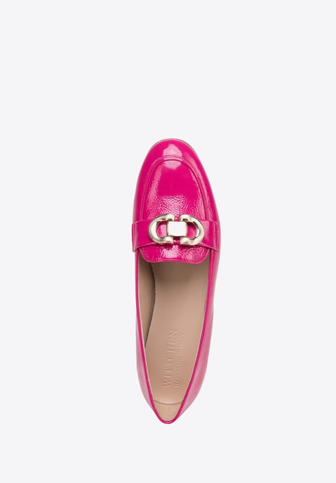 Mocasines de charol para mujer Wittchen con hebilla decorativa, color rosa - Image 5