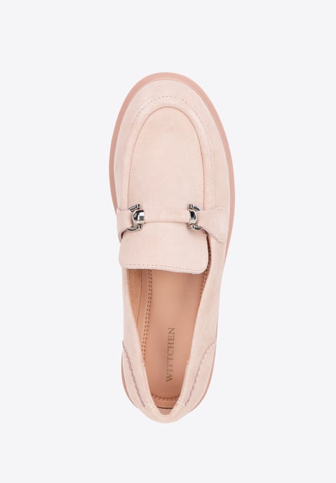 Mocasines de ante con hebilla para mujer Wittchen en color rosa - Image 5