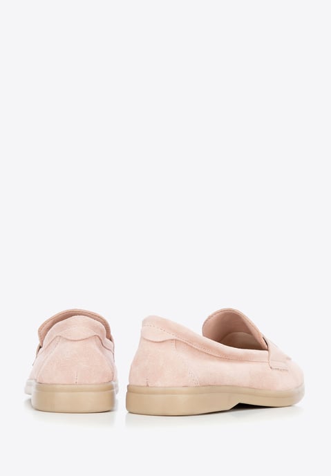 Mocasines de ante con borla para mujer de Wittchen en color rosa - Image 4