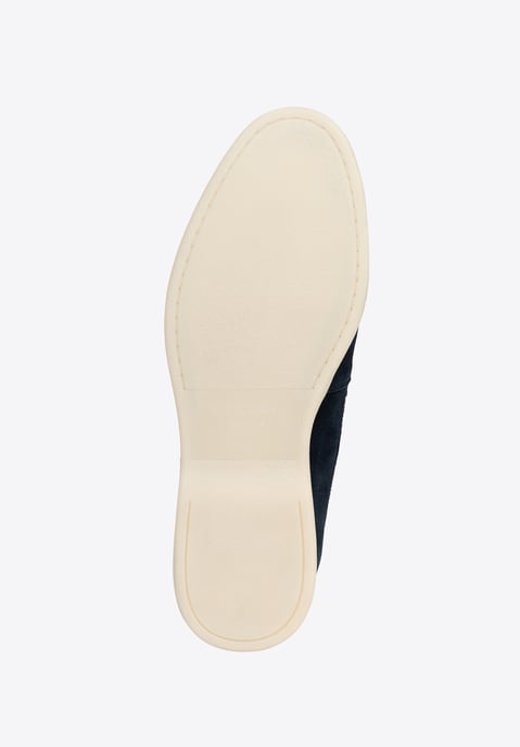 Mocasines de hombre Wittchen de piel serraje natural, color rosa, azul marino - Image 6