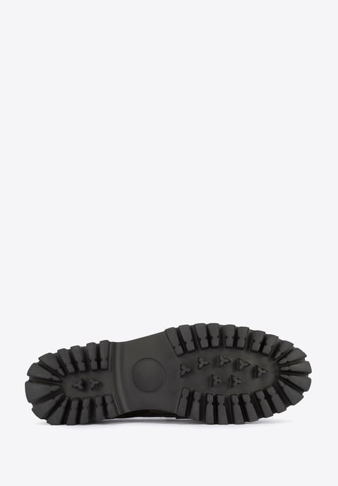 Mocasines de piel para mujer Wittchen con hebilla, color verde - Image 5