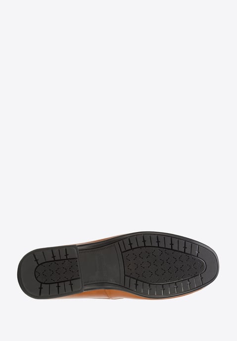 Mocasines de piel Wittchen para hombre con borlas, marrón - Image 5