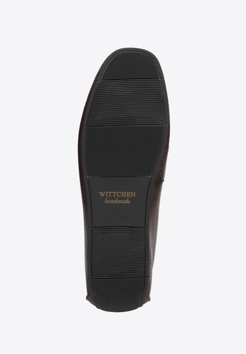 Zapatos de piel sin cordones para hombre Wittchen, piel natural marrón - Image 6