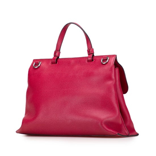Bolso de Cuero con Asa de Bambú - Image 2