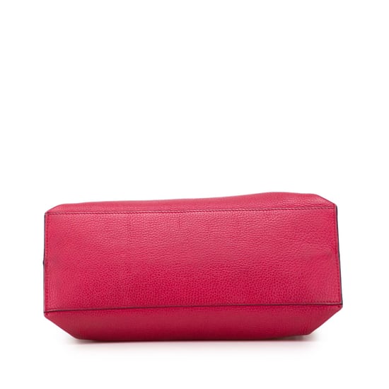 Bolso de Cuero con Asa de Bambú - Image 3