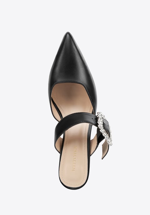 Zapatos de tacón de aguja Wittchen para mujer, color negro y natural. - Image 5