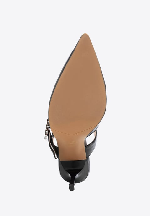 Zapatos de tacón de aguja Wittchen para mujer, color negro y natural. - Image 6