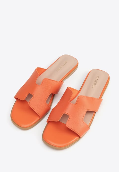 Sandalias Wittchen de piel con forma de H para mujer - Image 3