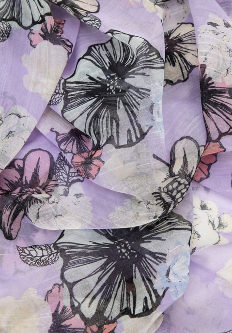 Wittchen Woman Bufanda delicada para mujer con estampado floral - Image 2