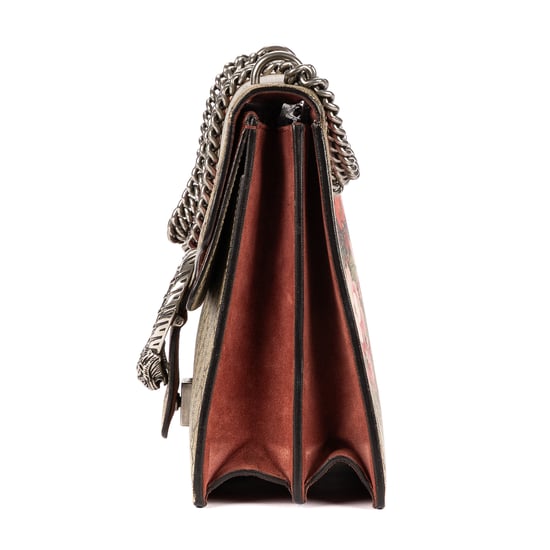 Gucci Blooms Dionysus Medium en Beige/Rojo Lienzo recubierto - Image 3