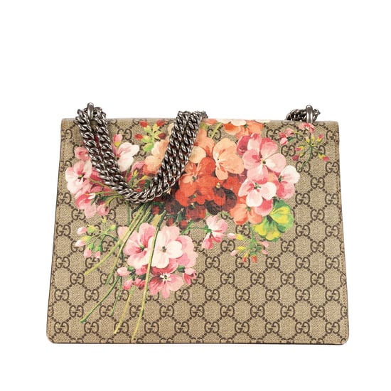 Gucci Blooms Dionysus Medium en Beige/Rojo Lienzo recubierto - Image 4